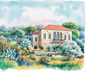 Image result for maisons traditionnelles au liban
